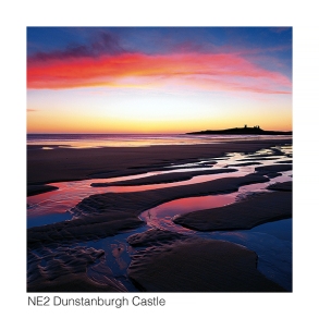 NE2 Dunstanburgh Castle dawn web
